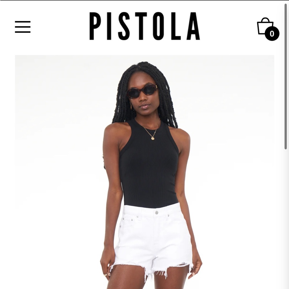 NWT Pistola ~ Nova High Rise Cutoff Jean Shorts